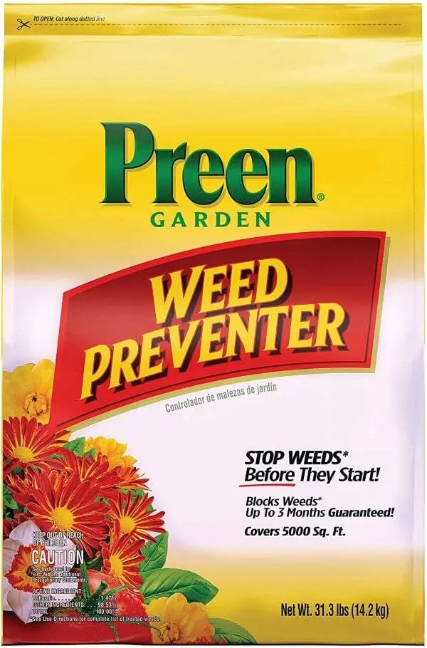 Preen 2464083 Garden 31.3 lb. Weed Kill Best Weed Killer For Gravel