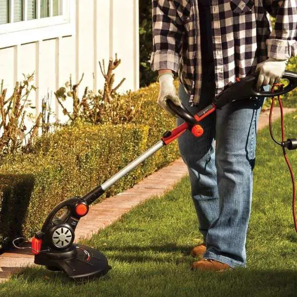 Remington RM115ST Lasso 5.5 Amp Electric 2 in 1 14 Inch Straight Shaft Trimmer Edger - Best Tool For Cutting Tall Grass