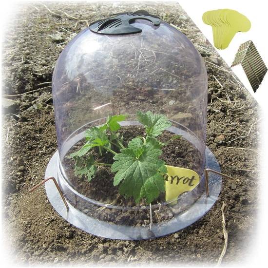SYITCUN Protective Garden Cloche Reusable Plastic How To Cover Plants For Frost