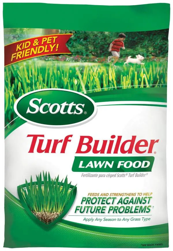 Scotts Turf Builder Lawn Food Fertilizer for All Grass Types Best Fertilizer For Green Grass