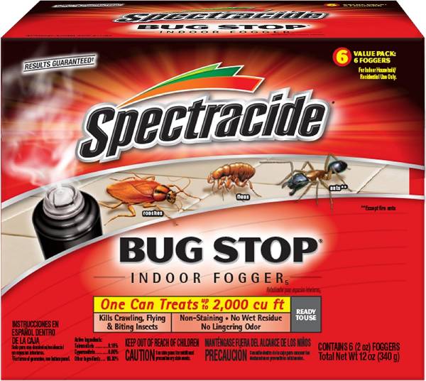 Spectracide Bug Stop Indoor Fogger 6 Count 2 Ounce Cans Best Flea Fogger