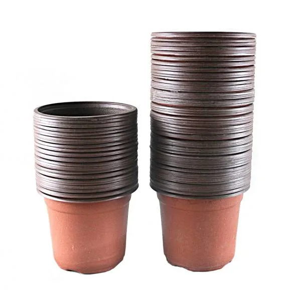 TRUEDAYS 4 Plastic Flower Seedlings Nursery Pot