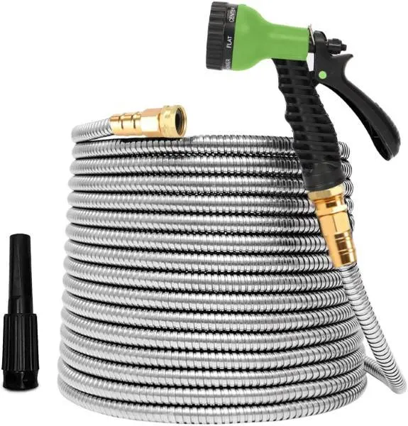 WANJINLI 304 Stainless Steel Garden Heavy Duty Hose Best Garden Hose For Pressure Washer