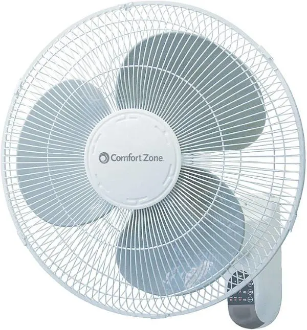 CCC Comfort Zone16 inch CZ16WR Quiet 3 Speed Grow Tent Oscillating Fan Best Grow Tent Oscillating Fan