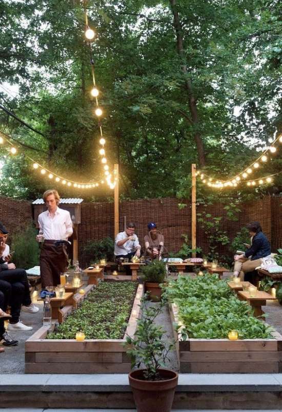 Garden Lighting Ideas String Lights for Raised Garden Beds