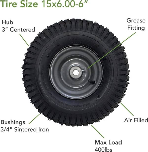 MARASTAR Front Tire—best zero turn mower tires for hills