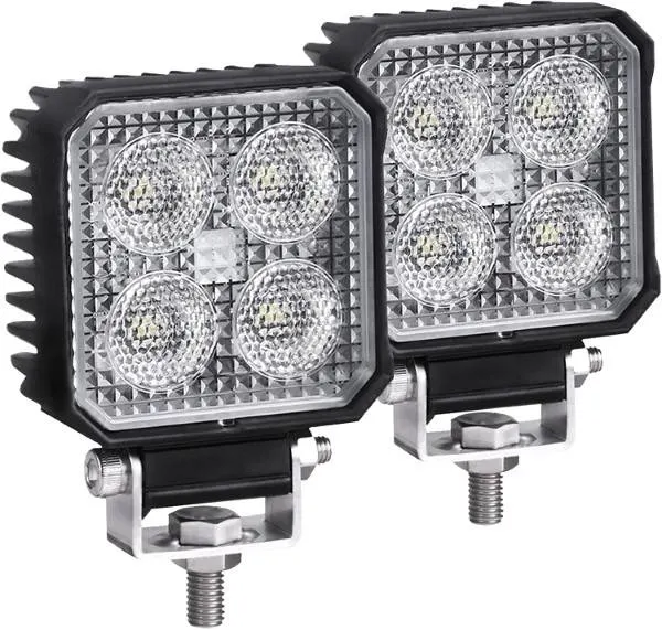 Primelux Waterproof 12 24V 2Pcs 48W 5500LMS LED Work Light for Tractors Best LED Work Lights For Tractors