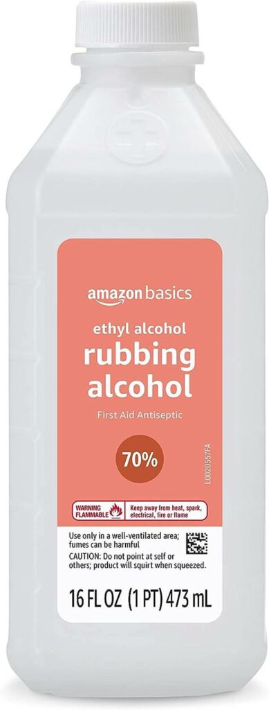 Amazon Basics 70 Ethyl Rubbing Alcohol First Aid Antiseptic